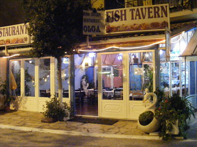 Fischtaverne in Plataria