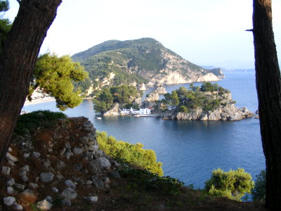 Aussicht von der Burg-Ruine