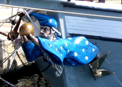 Galionsfigur Segelboot Merlin10