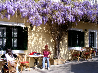 Pause am Rathausplatz